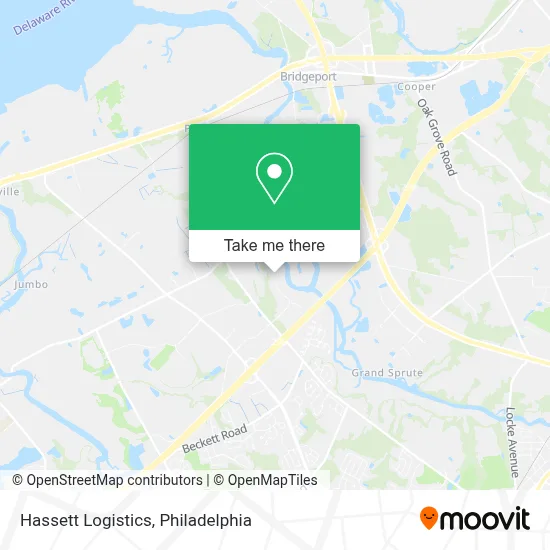 Hassett Logistics map