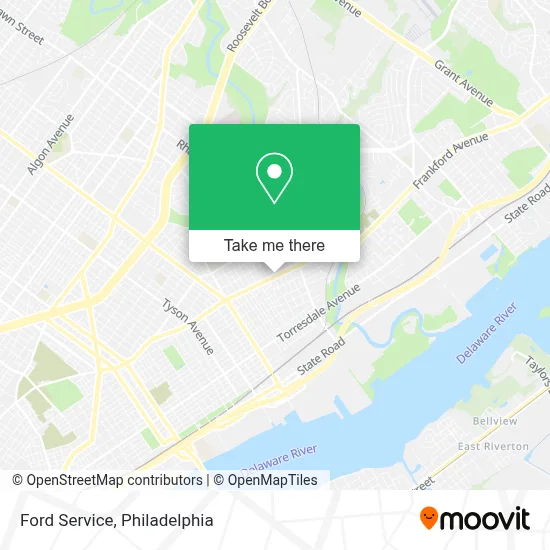 Ford Service map