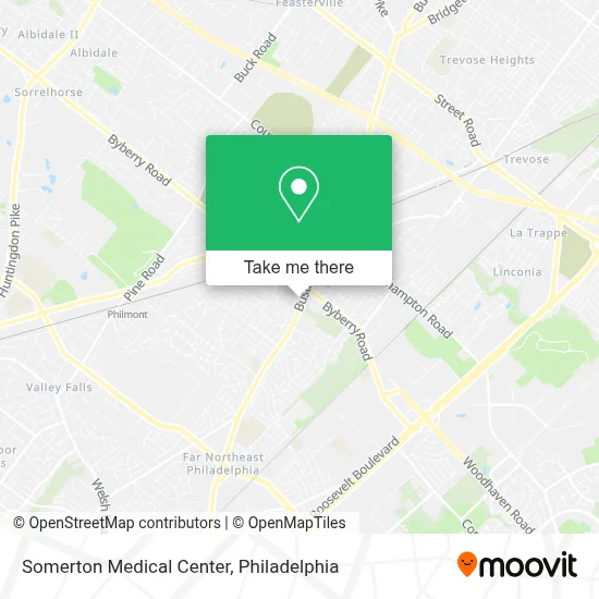 Somerton Medical Center map