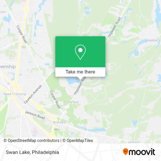 Swan Lake map