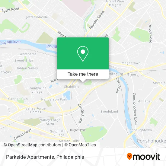 Parkside Apartments map