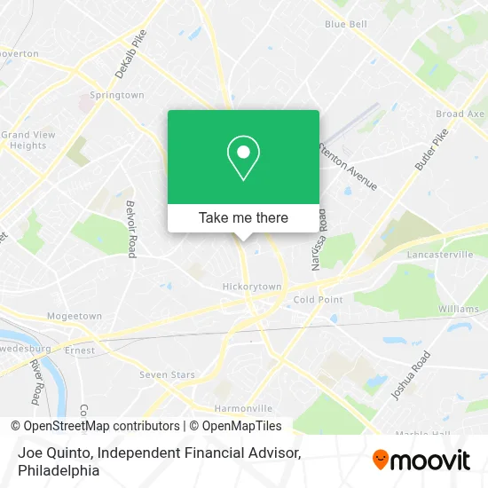 Joe Quinto, Independent Financial Advisor map