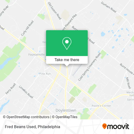 Fred Beans Used map