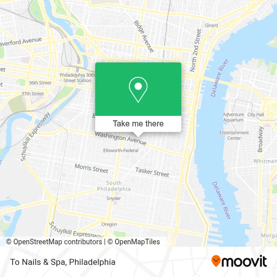 To Nails & Spa map