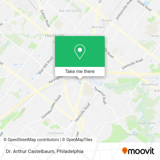 Dr. Arthur Castelbaum map