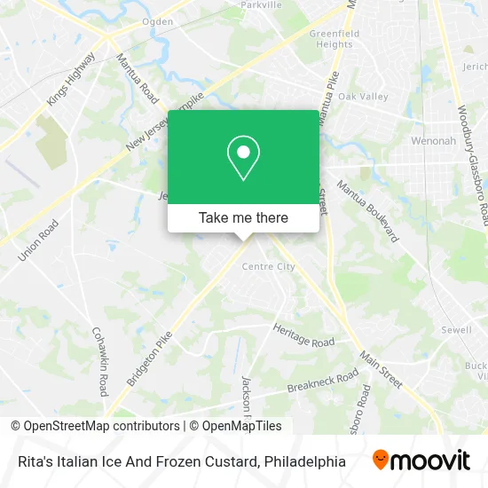 Rita's Italian Ice And Frozen Custard map