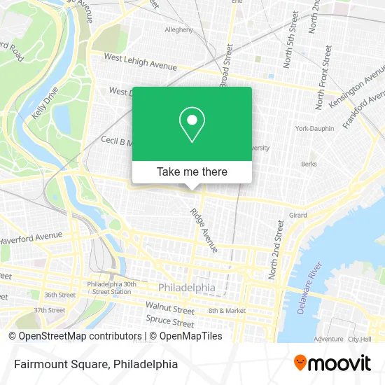 Fairmount Square map