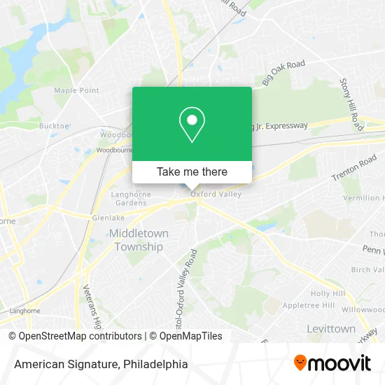American Signature map