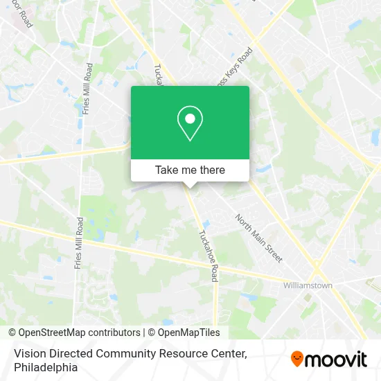 Vision Directed Community Resource Center map