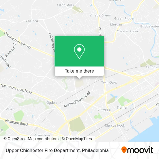 Upper Chichester Fire Department map
