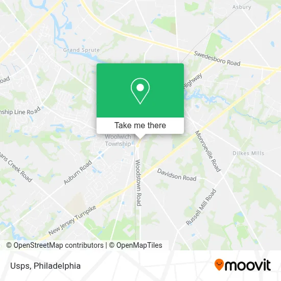 Usps map