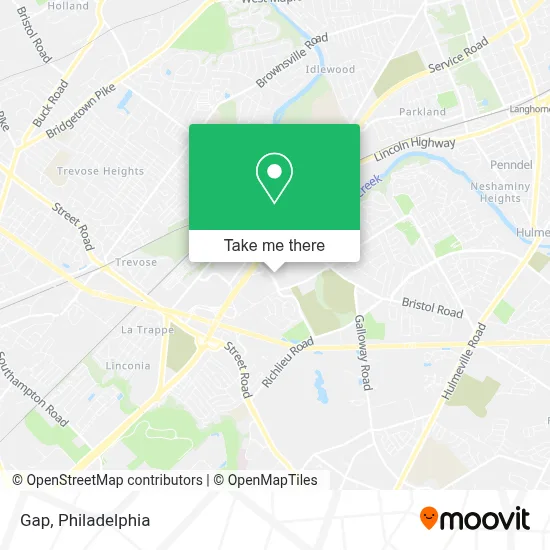 Gap map