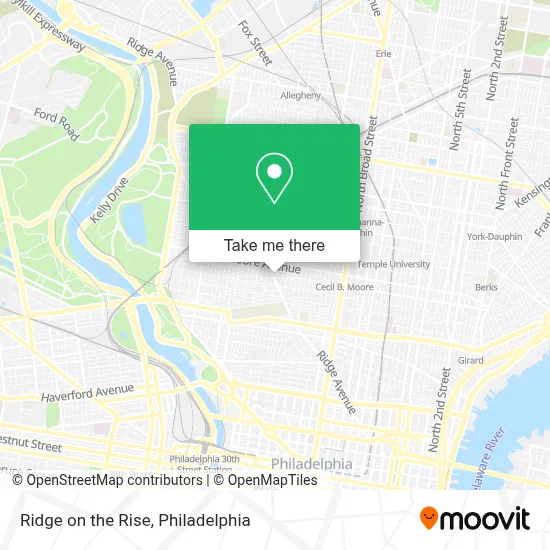 Ridge on the Rise map