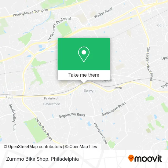 Zummo Bike Shop map