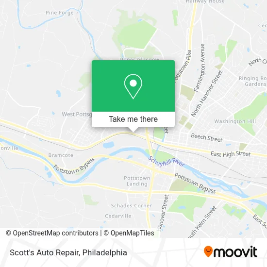 Scott's Auto Repair map