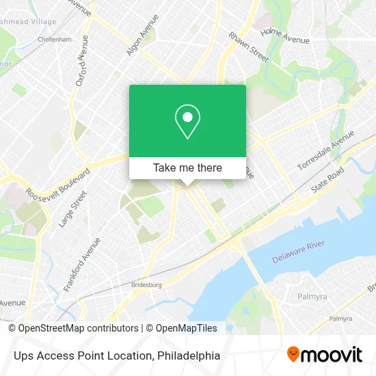 Ups Access Point Location map