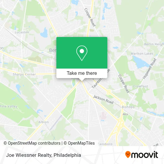 Joe Wiessner Realty map