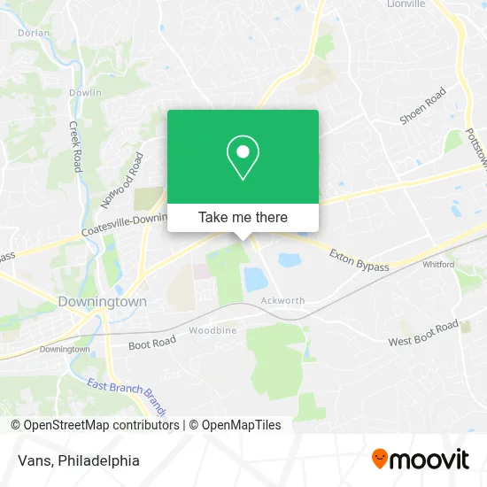 Vans map