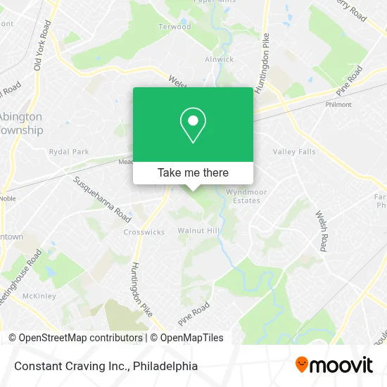 Constant Craving Inc. map