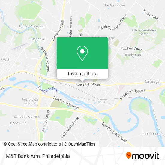 M&T Bank Atm map