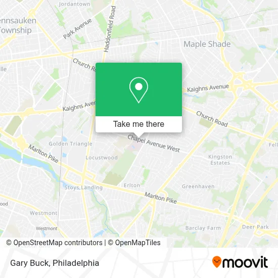 Gary Buck map