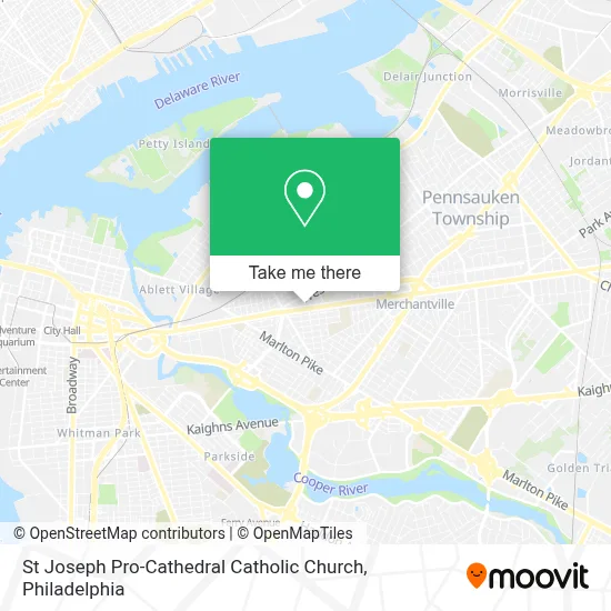 St Joseph Pro-Cathedral Catholic Church map