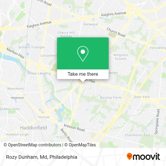 Rozy Dunham, Md map