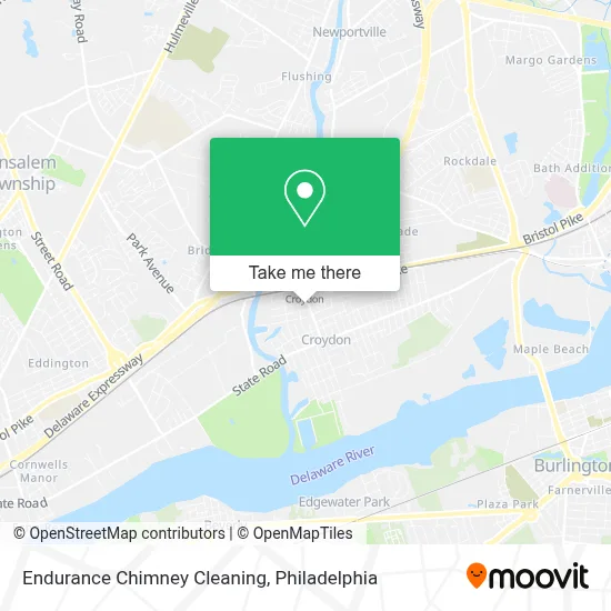 Endurance Chimney Cleaning map