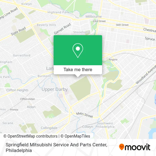 Springfield Mitsubishi Service And Parts Center map