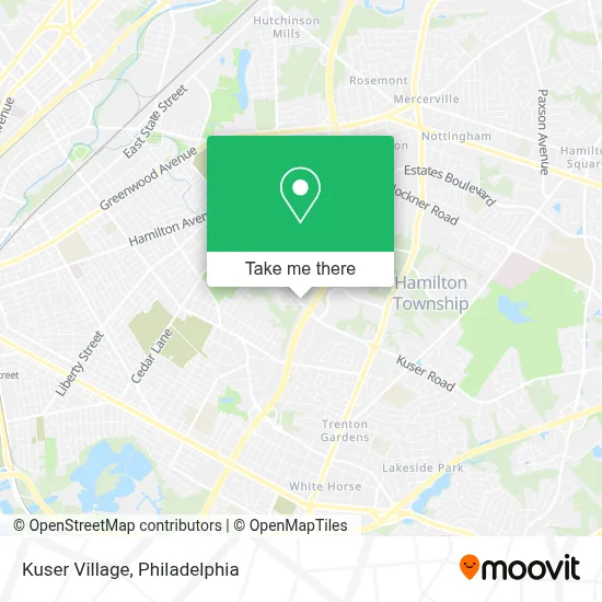 Kuser Village map