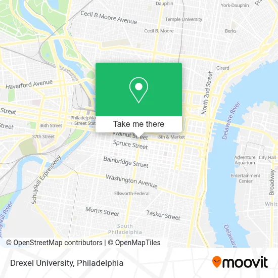 Drexel University map