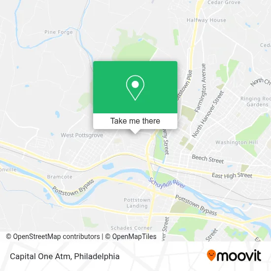 Capital One Atm map