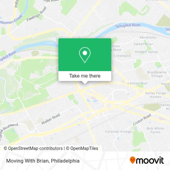 Moving With Brian map