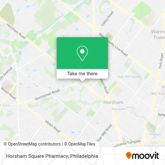 Horsham Square Pharmacy map