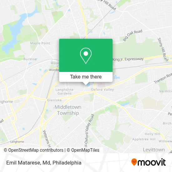 Emil Matarese, Md map