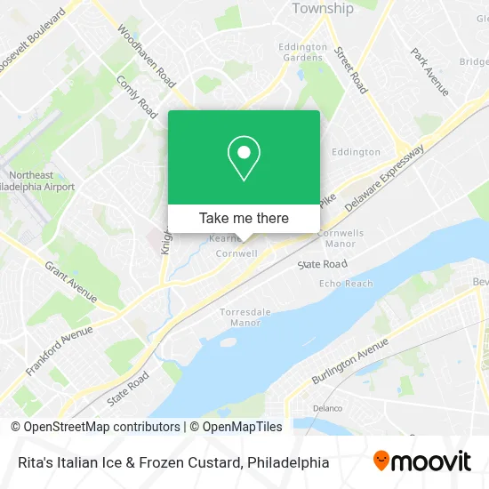 Rita's Italian Ice & Frozen Custard map