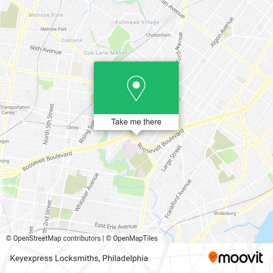 Keyexpress Locksmiths map