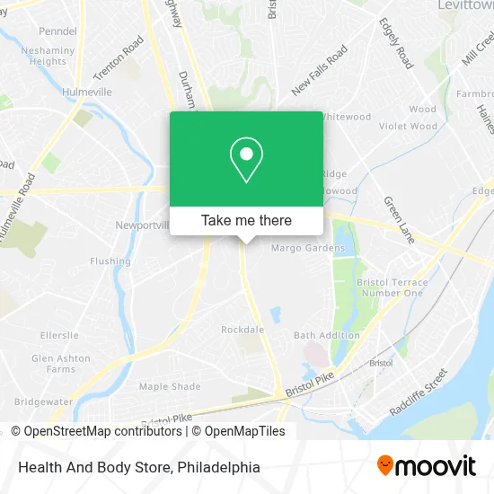 Health And Body Store map