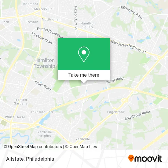 Allstate map