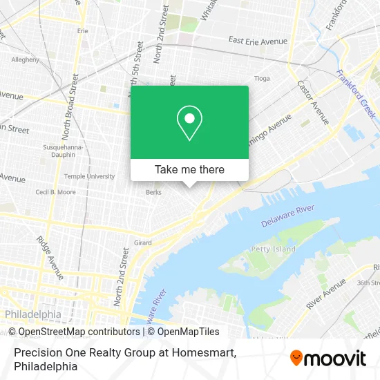Precision One Realty Group at Homesmart map