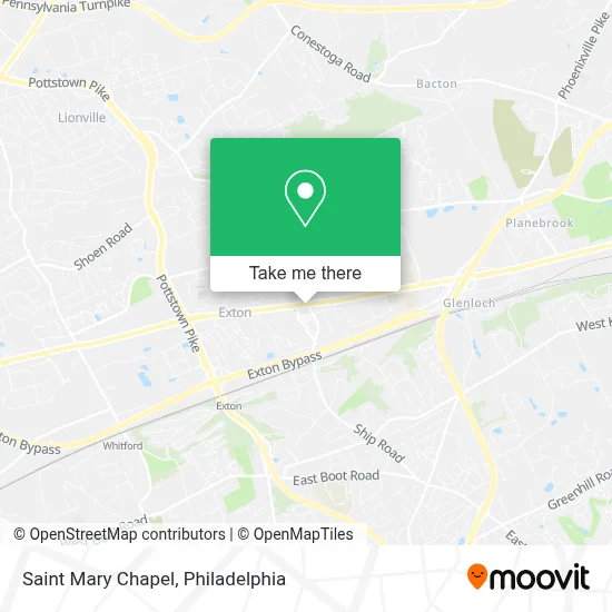 Saint Mary Chapel map