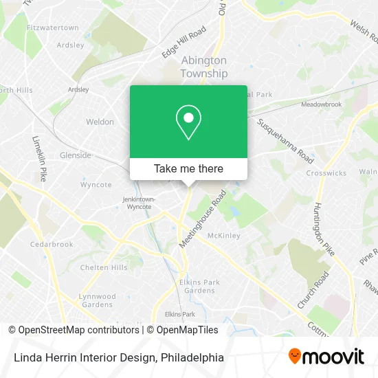 Linda Herrin Interior Design map