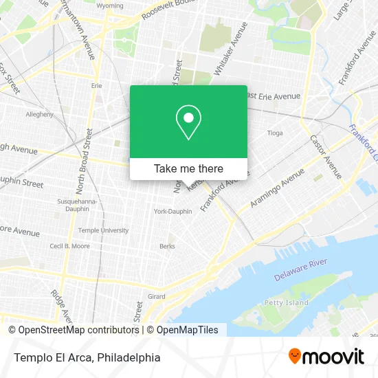 Templo El Arca map