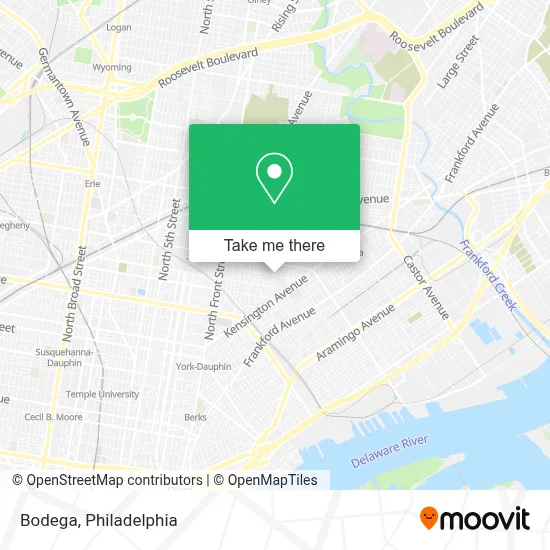 Bodega map