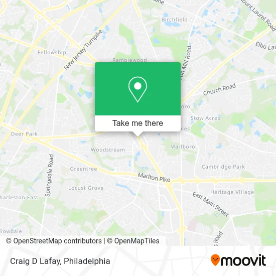 Craig D Lafay map