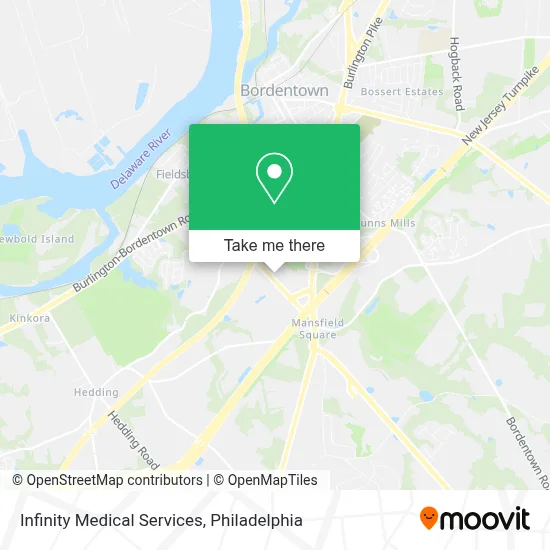 Infinity Medical Services map