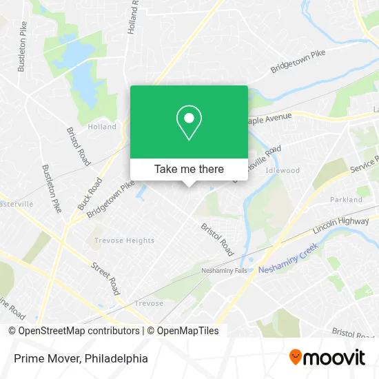 Prime Mover map