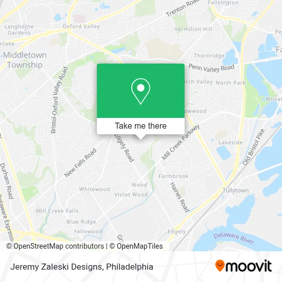 Jeremy Zaleski Designs map