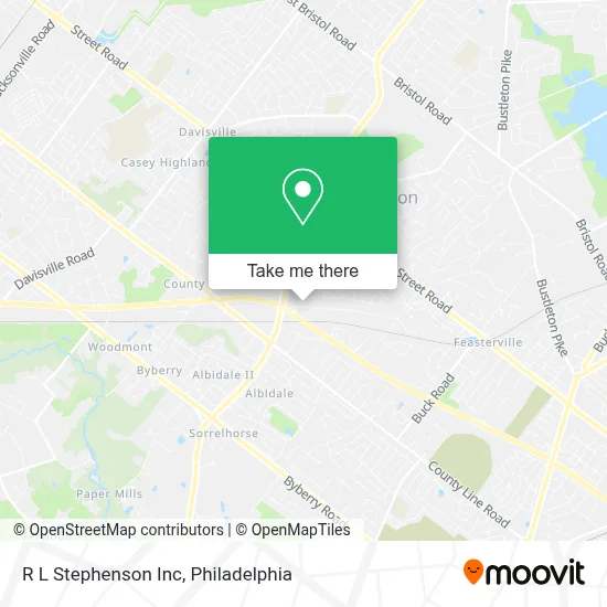 R L Stephenson Inc map
