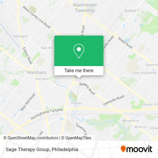 Sage Therapy Group map